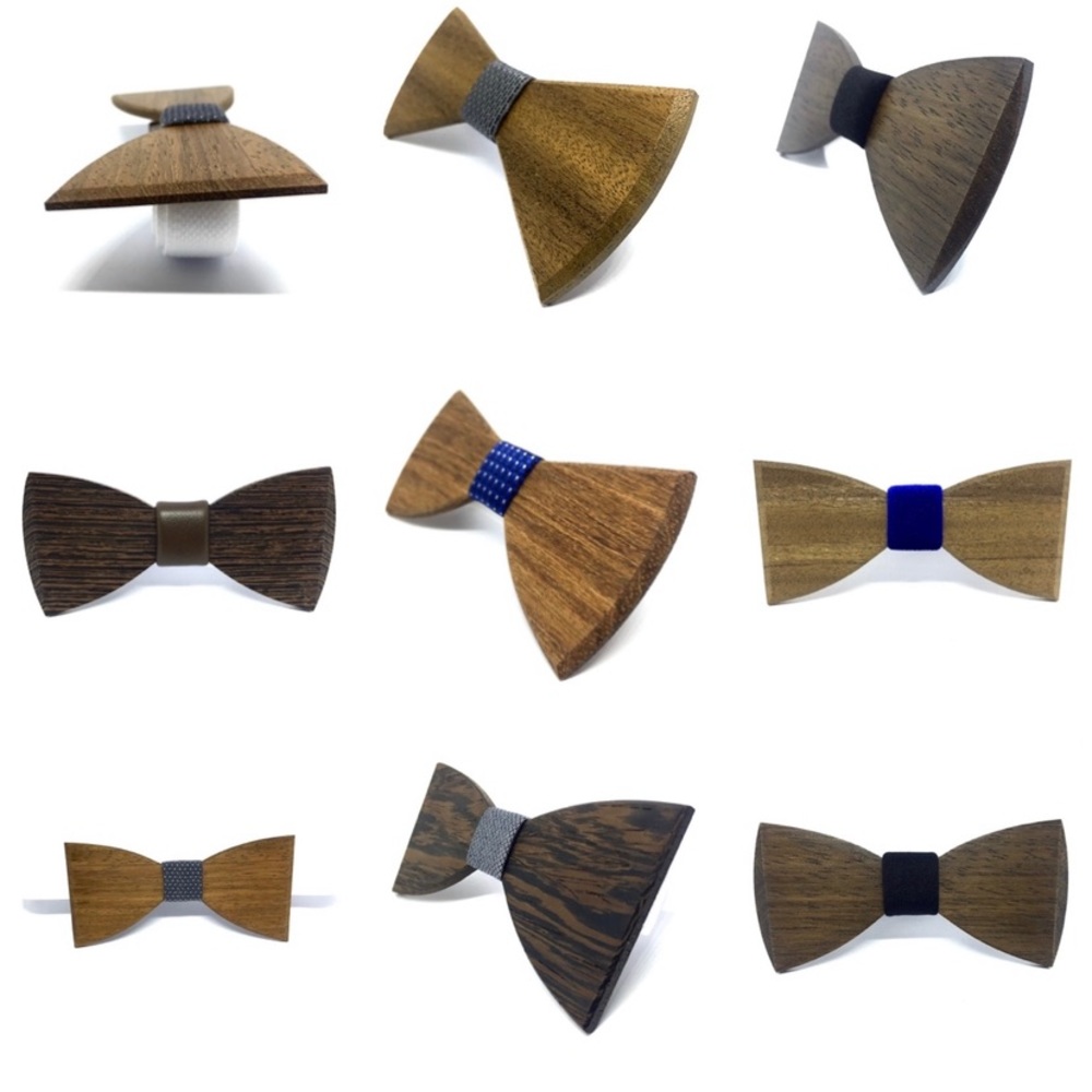 NWT Bulk Lot of 99 Wooden Bow Ties